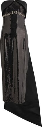 Huishan Zhang Huishan Zhang Greta Strapless Sequin-embellished Gown - Black - 10 (UK10 / S)