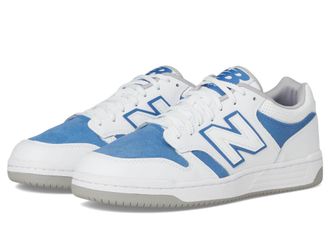 New Balance Mens Sneaker, White/Royal Blue, 9 UK