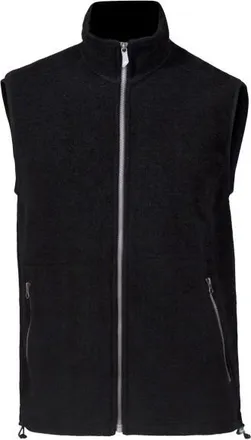 Ivanhoe of Sweden Kurre Vest Merinogilet f&uuml;r Herren | schwarz
