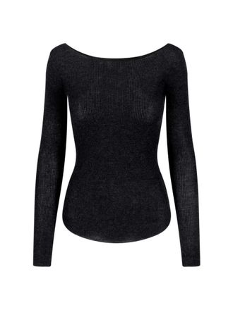 Isabel Marant Cashmere-Silk Knit Top - Black
