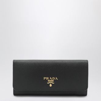 Prada Large black Saffiano leather wallet