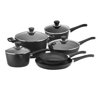 Scanpan Classic 10 Piece Cookware Set in Black at Nordstrom