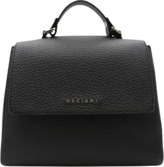 Orciani Sveva Small - Dames - Tassen - Zwart - Maat: ONE Size Leer