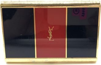 Saint Laurent Red X Black X Gold YSL Monogramme Card Case Cigarette Womens Box (Pre-Owned)