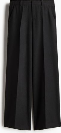 H&M Weite elegante Hose - Schwarz