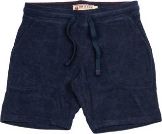 Iron And Resin Mens Terry Cloth Shorts In Navy