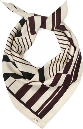Kazar Zijden Sjaal - Dames - Zijden sjaals - Beige - ONE Size - Accessoires