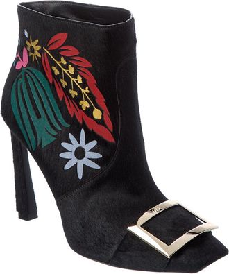 Roger Vivier Haircalf Bootie