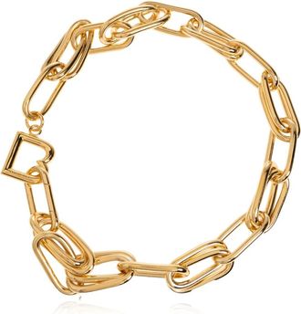 Balenciaga Messing Ketting - unisex - Accessoires - Geel - Maat: M