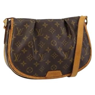 Louis Vuitton Pre-owned Vintage Canvas Cross Body Tas - Dames - Pre-owned - Bruin - Maat: ONE Size
