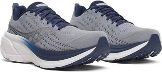 Saucony Mens Hurricane 25 Running Shoes In Flint/navy