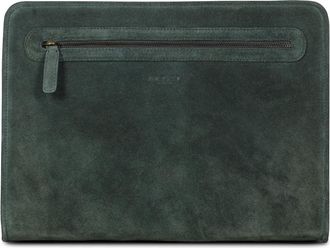 Howard London Kieran Laptoptas Sleeve - Heren - Laptoptassen - Groen - ONE Size - Leer - Tassen