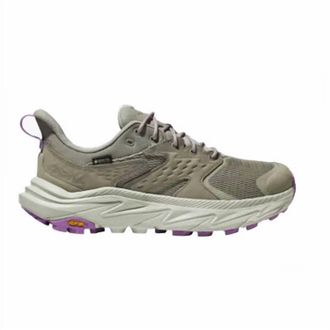 Hoka One One Womens Anacapa 2 Low Gtx Hiking Shoes In Barley/celadon