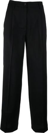 Cruna Tailored Straight-Leg High Waist Minimalist Trousers