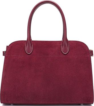 Generic Autumn Winter Womens Natural Suede Leather Crossbody Bag Designer Commuting Shoulder(Red)