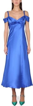 Alberta Ferretti Off-The-Shoulder Dress