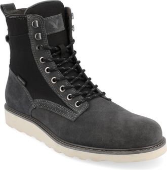 TERRITORY Elevate Water Resistant Plain Toe Lace-up Boot