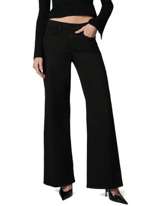 Joe's The Lou Lou Black Low Rise Wide Leg Jean