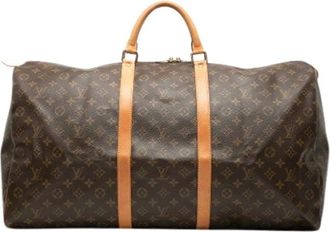 Louis Vuitton Pre-owned Weekend Bags, female, Brown, Size: ONE SIZE Pre-owned Keepall 60