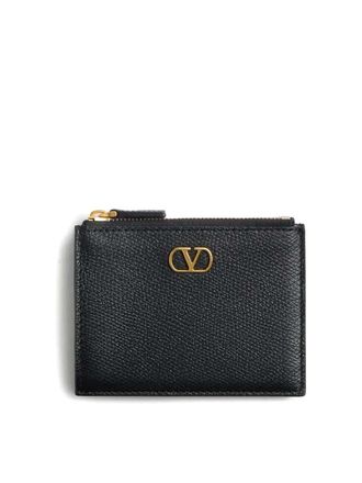 Valentino Garavani Coin Purse/Card Case Black