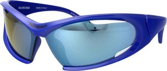 Balenciaga Moderne Blauwe Zonnebril met UV-bescherming - Heren - Zonnebrillen - Blauw - ONE Size - Accessoires