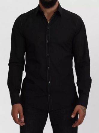 Dolce & Gabbana cotton collared long sleeve shirt