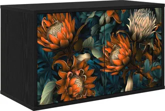 vidaXL Mueble De Tv Montado En La Pared Lochem 69 X 33 X 40 Cm Vidaxl