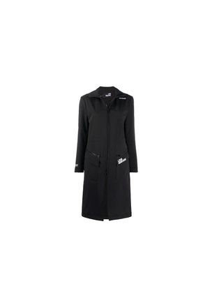 Moschino Love Zipped Logo Print Coat Size XL