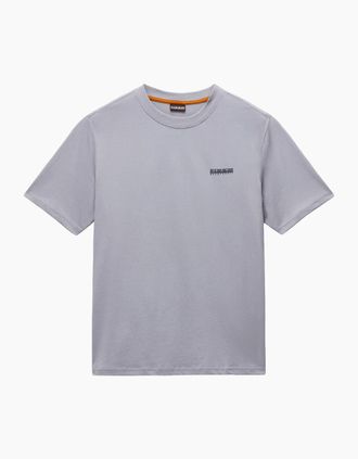 Napapijri Mens Napapijri S-Small Box T-Shirt - Grey - Size: 40