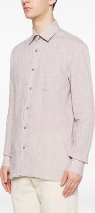 Kiton Mens Beige Shirt Ss26 M