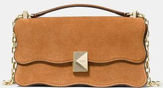 Kate Spade New York Deco Wavy Suede Mini Crossbody Bag