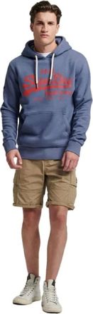 Superdry Uomo, Felpe, Blu, S, new