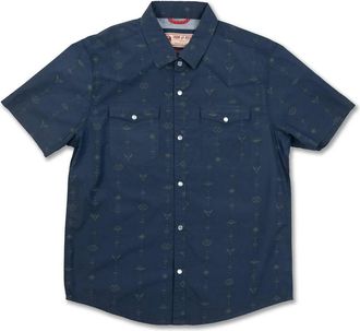 Iron And Resin Mens Bull Shirt In Navy
