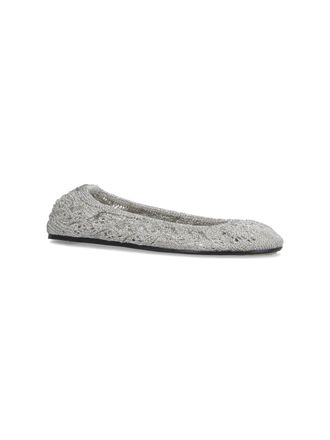 Isabel Marant Womens Flat Shoes Silver Polyester
