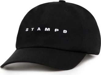 Stampd embroidered baseball cap - Black