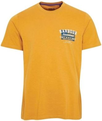 Barbour Motorcycle-inspired Reivers T-Shirt - Heren - T-shirts - Oranje - XL - Katoen - Tops