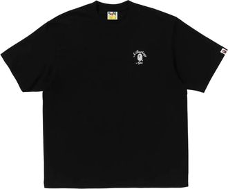 A Bathing Ape T-shirt con logo ricamato - Nero