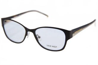 Nine West Womens Nw1061 Rectangle Eyeglasses In Brown