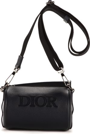 Dior Pre-owned Womens Roller Mini Navy Cowhide leather Silver AA Shoulder Bag - Blue/Navy - One Size