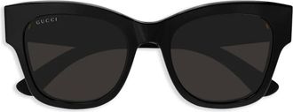 Gucci Occhiali da sole squadrati - Nero