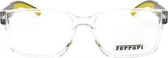 Ferrari 0FZ8018D Rectangular Acetate Eyeglasses - Clear