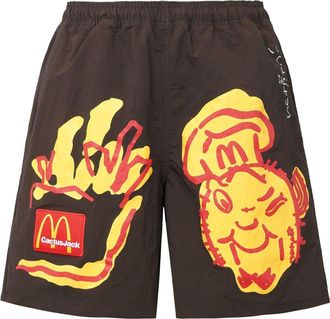 Travis Scott Cactus Jack SS22 x McDonalds Illustration II Shorts Brown CJMDBS124BROWN