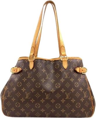 Louis Vuitton Pre-owned Tote tas - Dames - Vintage Schoudertas - Bruin - ONE Size - Vintage