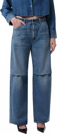 Citizens Of Humanity Pasha Low Rise Trousers In Telegraph