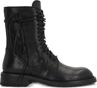 Ann Demeulemeester Lace-up Leather Boots