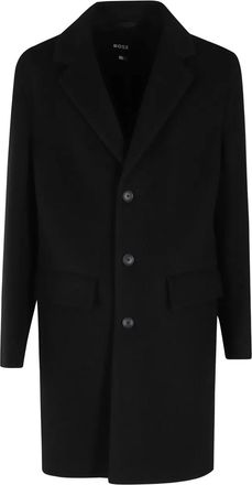 BOSS Cappotto con bottoni - Nero