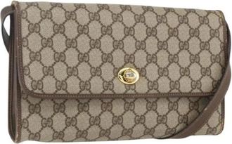 Gucci Pre-owned Cross Body Bags, female, Beige, Size: ONE SIZE Pre-owned Vintage Cross Body Bag