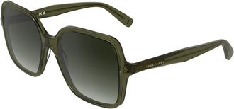Longchamp LO808S 319 Womens Sunglasses Green Size 57