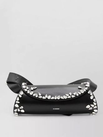 Jil Sander cannolo small leather shoulder bag