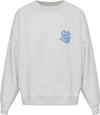 Anine Bing Miles Sweatshirt - Dames - Sweatshirts - Grijs - XS - Katoen - Hoodies & sweatvesten
